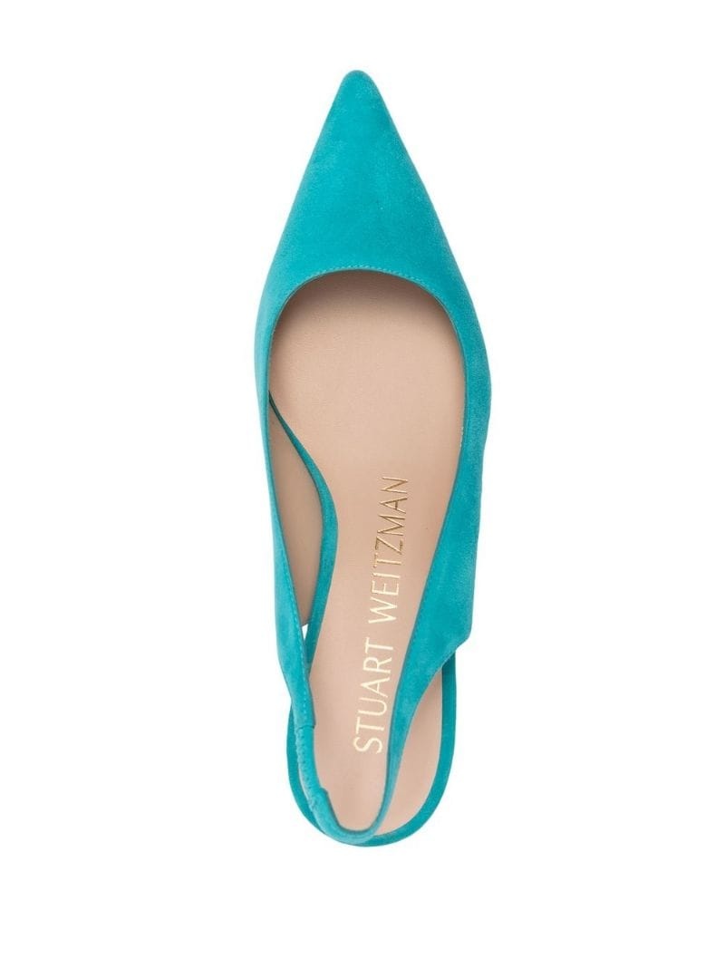 60mm slingback suede pumps - 4