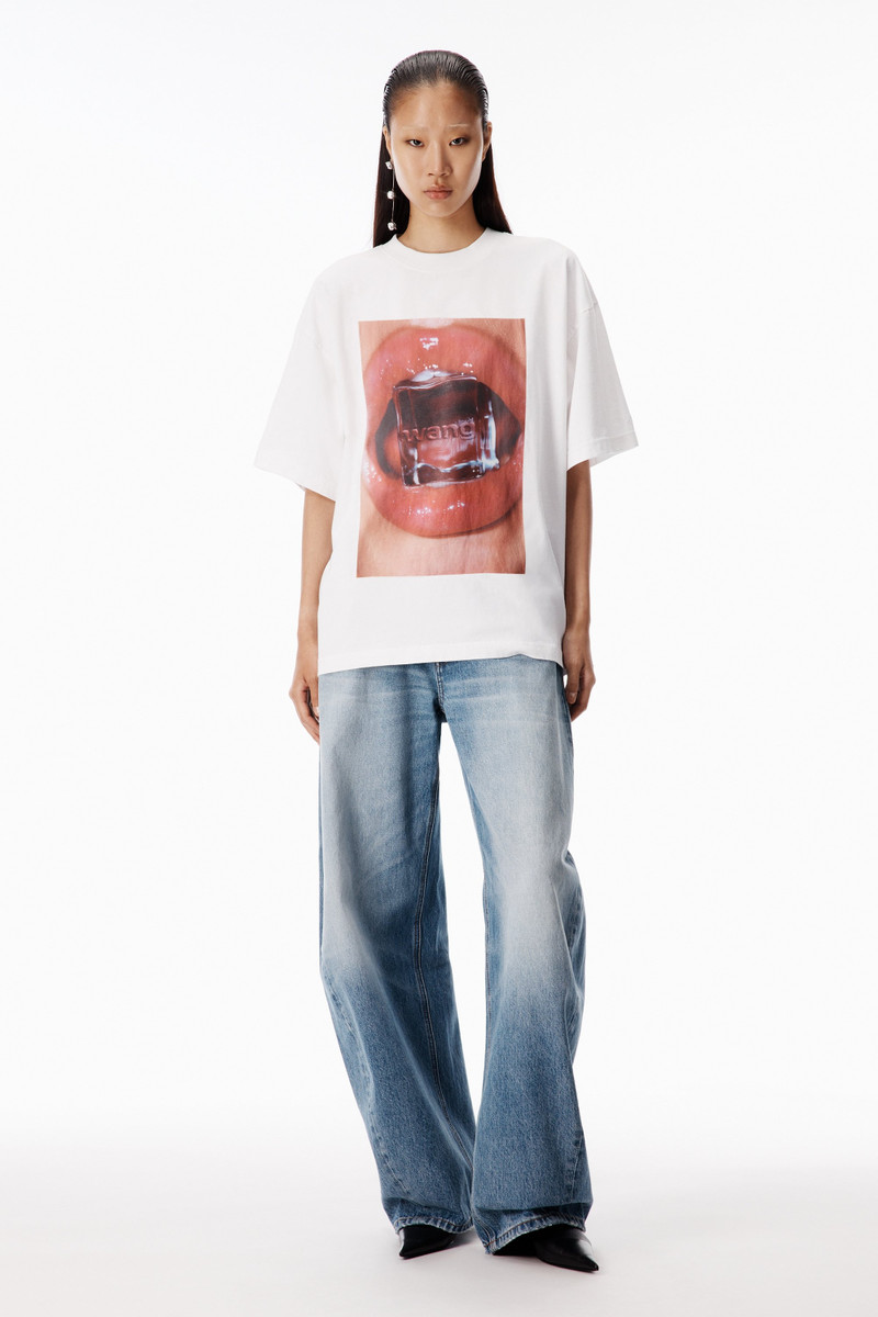 Alexander Wang Ice Cube Graphic Short Sleeve Tee outlook