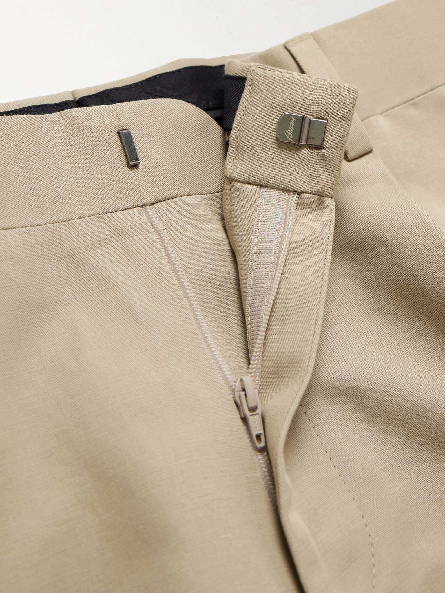 Pienza Straight-Leg Linen and Cotton-Blend Trousers - 6