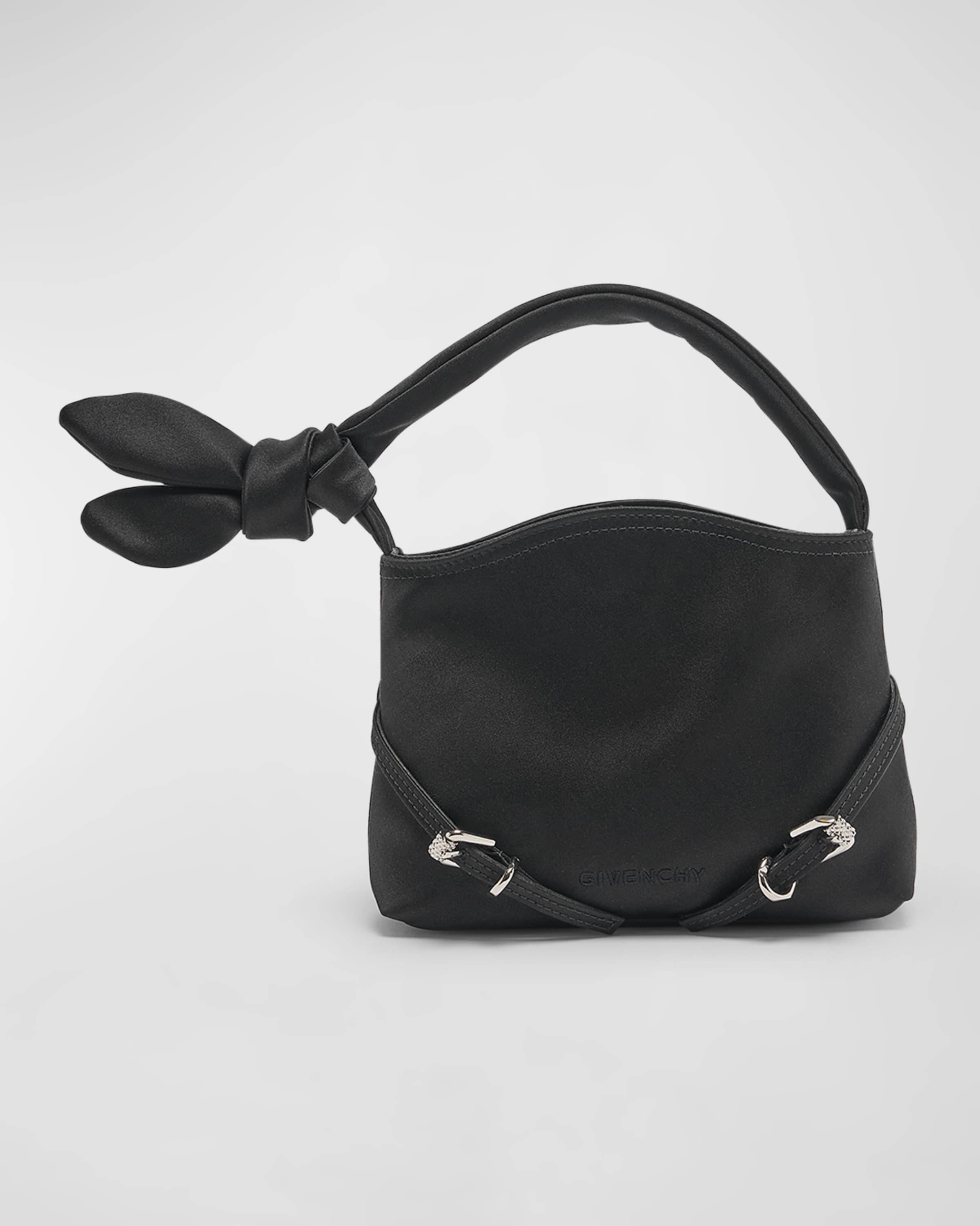 Voyou Nano Bow Top-Handle Bag in Fabric - 1