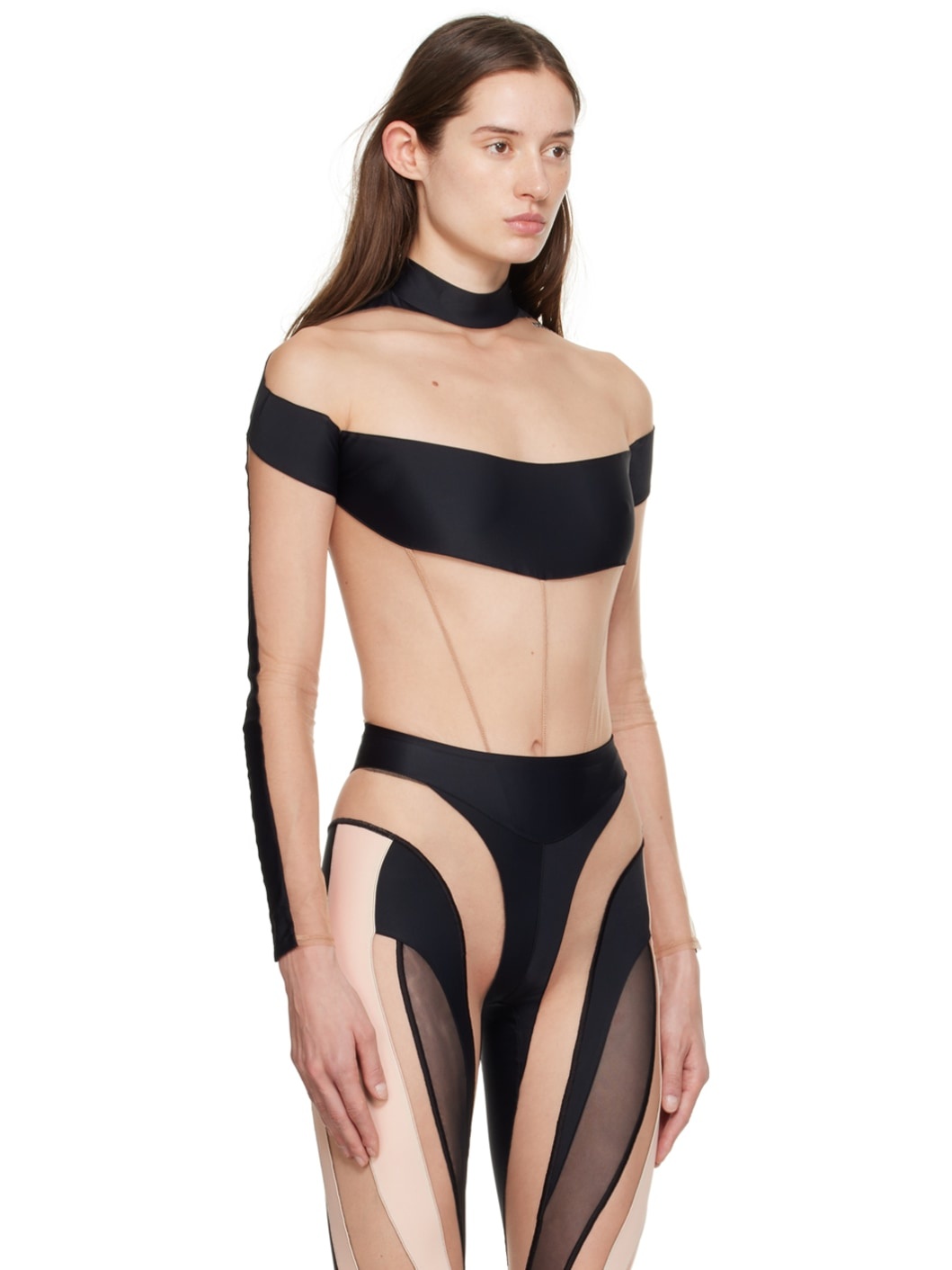 Black Illusion Bodysuit - 2