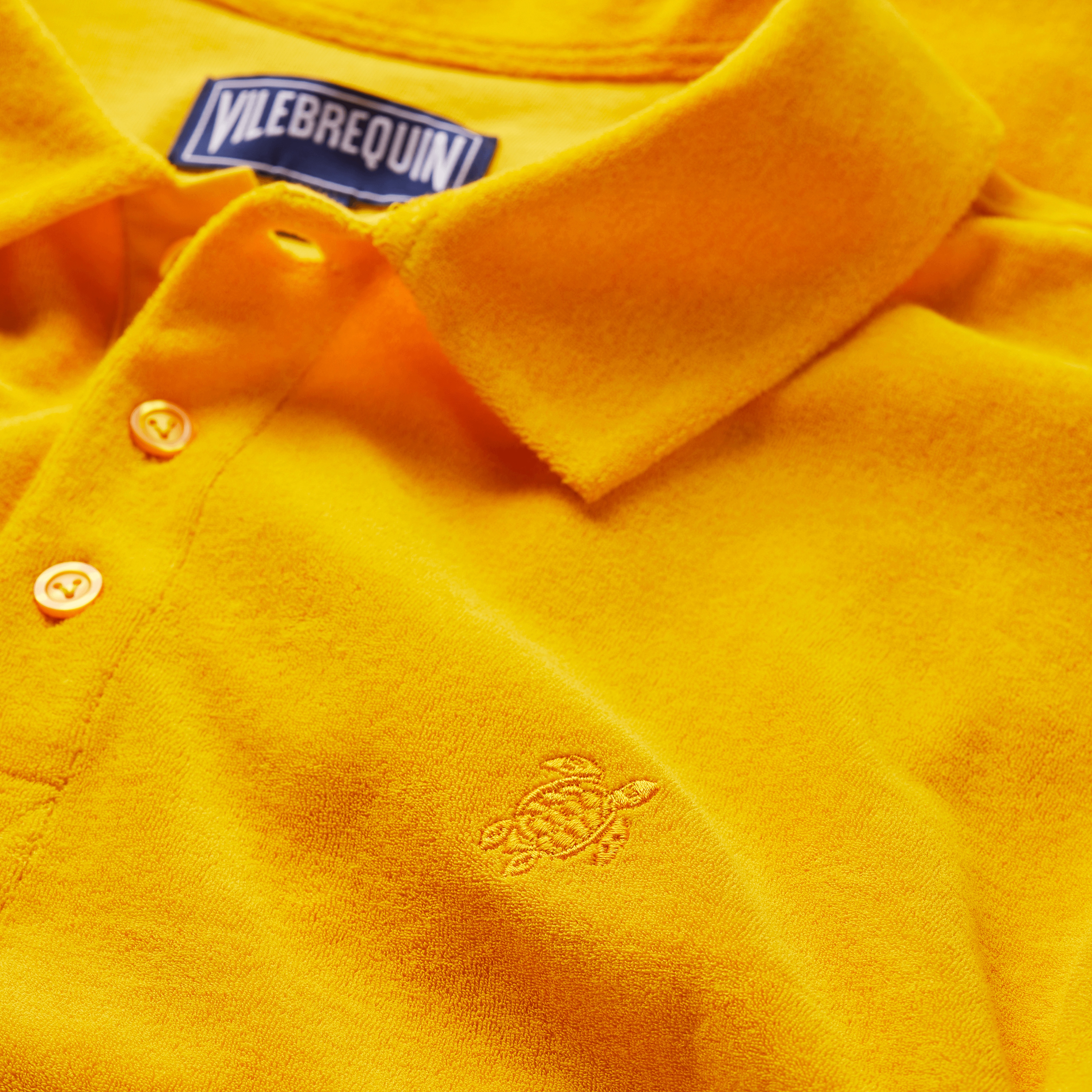 Men Terry Polo Solid - 5