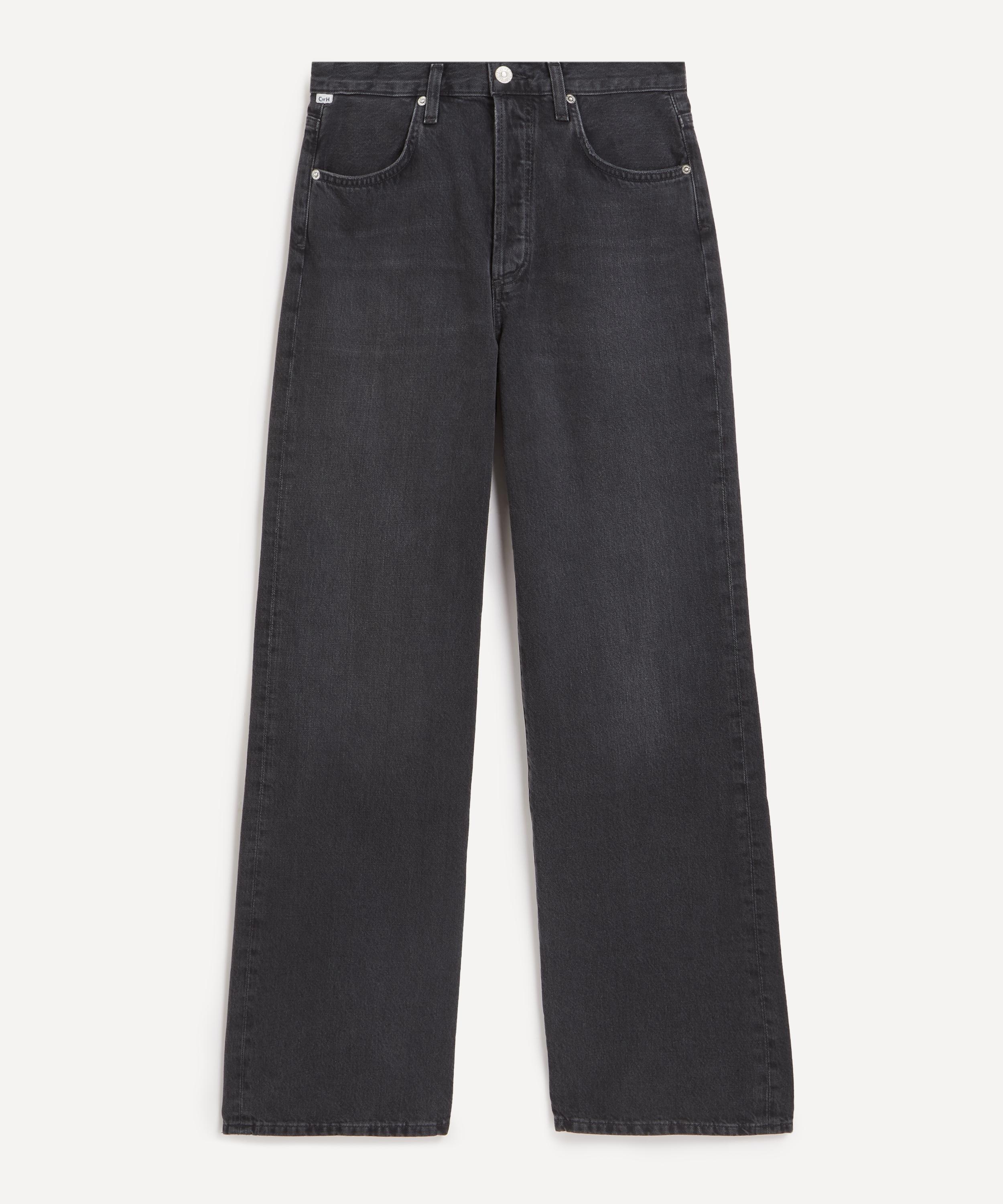 Annina High Rise Wide Leg 33” Jeans in Prophecy - 1