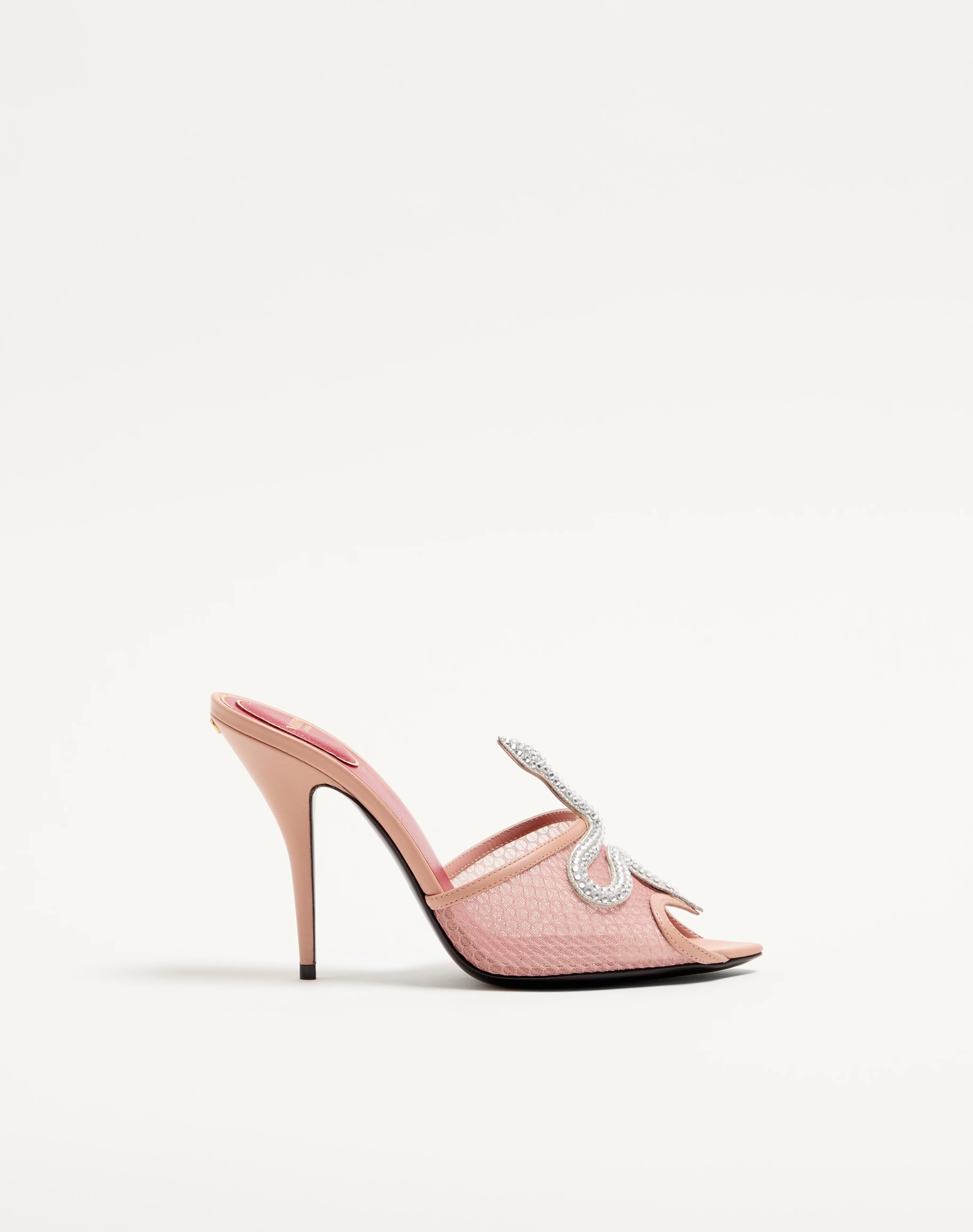 COEUR VIPÈRE MESH SLIDE SANDAL 105MM - 1