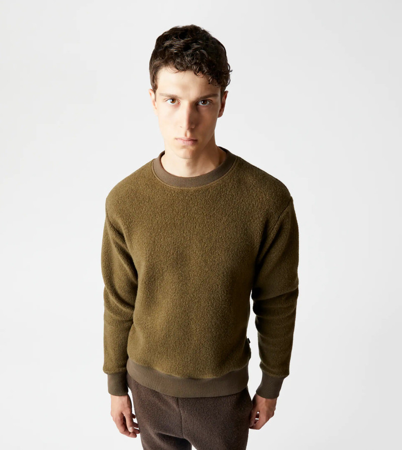 TOD'S CASHMERE BLEND SWEATSHIRT - GREEN 7