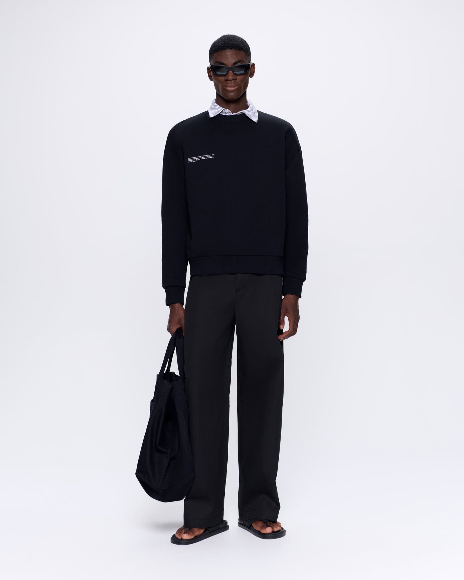 Mens 365 Heavyweight Sweatshirt - Black - 3