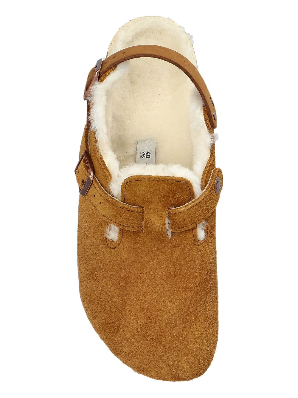 Tokio Shearling Suede Slippers - 4