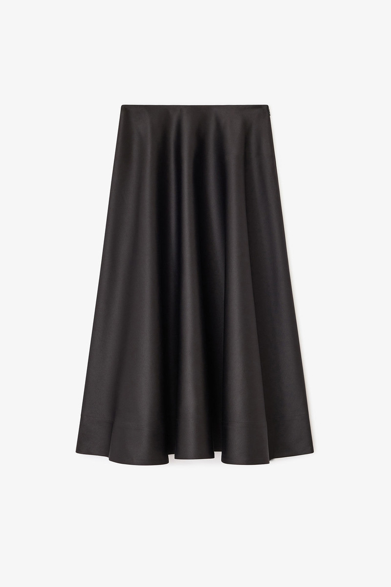 BLACK LONG CIRCLE SKIRT 1