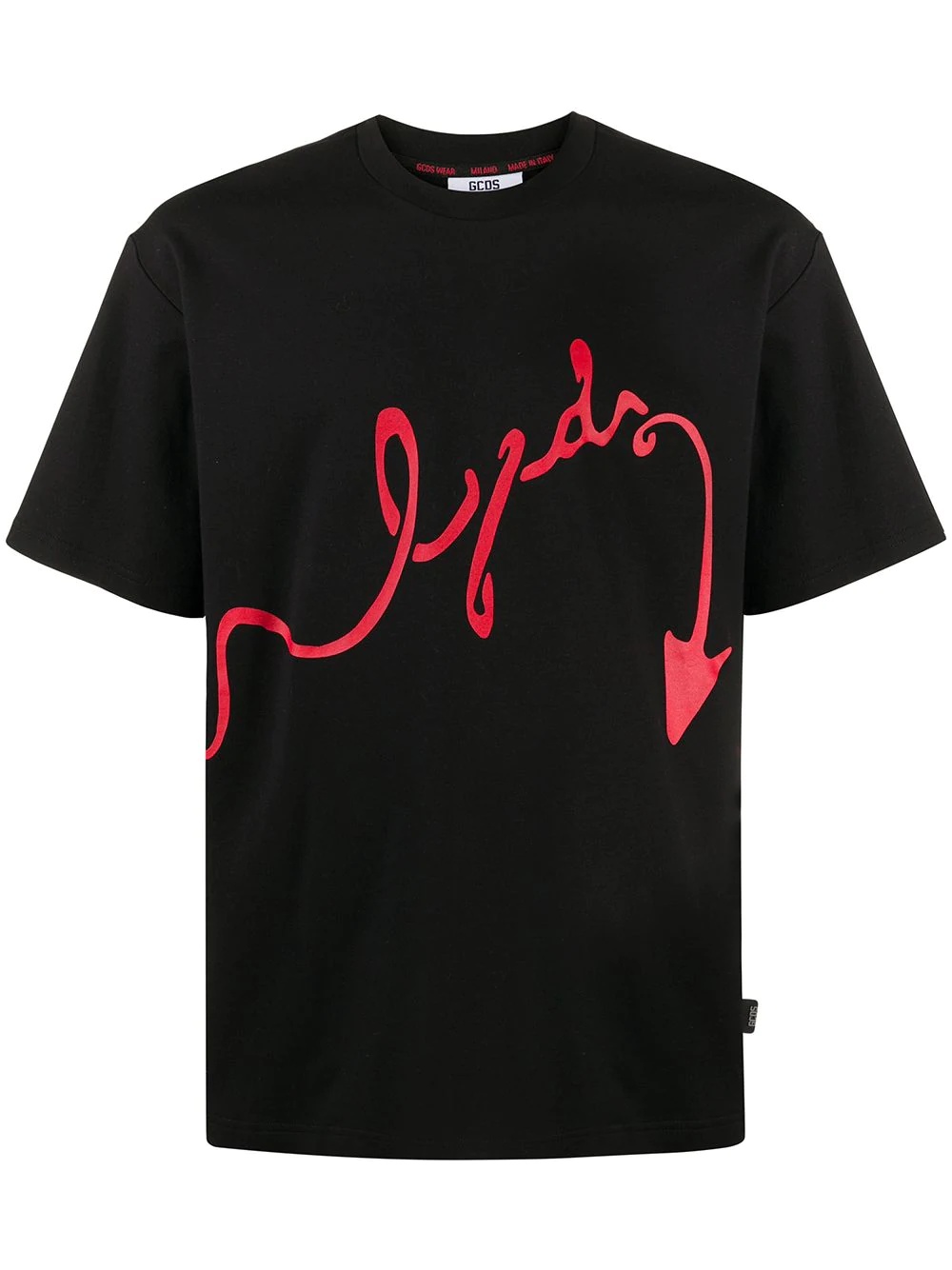 devil print T-shirt  - 1