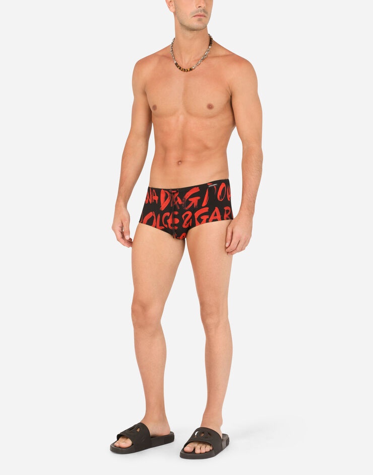 Brando swim briefs with logo print - 2