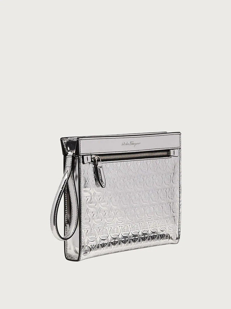 FERRAGAMO GANCINI CLUTCH BAG outlook