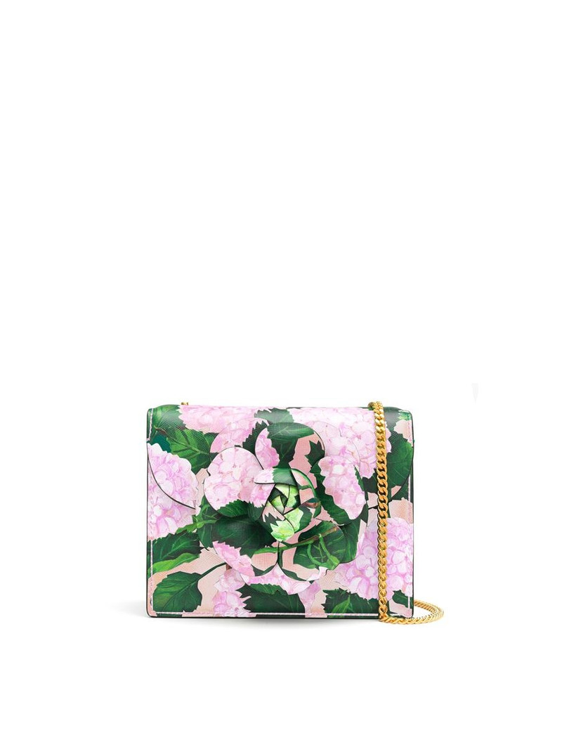 HYDRANGEA PRINTED MINI TRO BAG 1