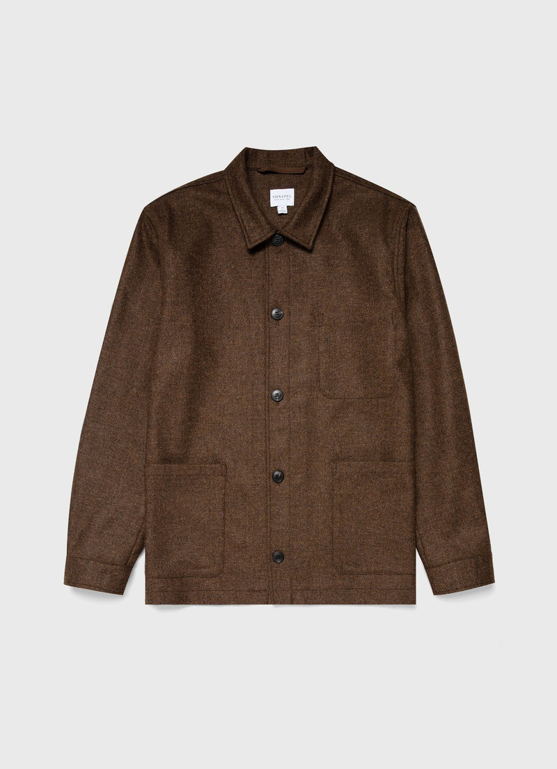 Wool Herringbone Twin Pocket Jacket 1