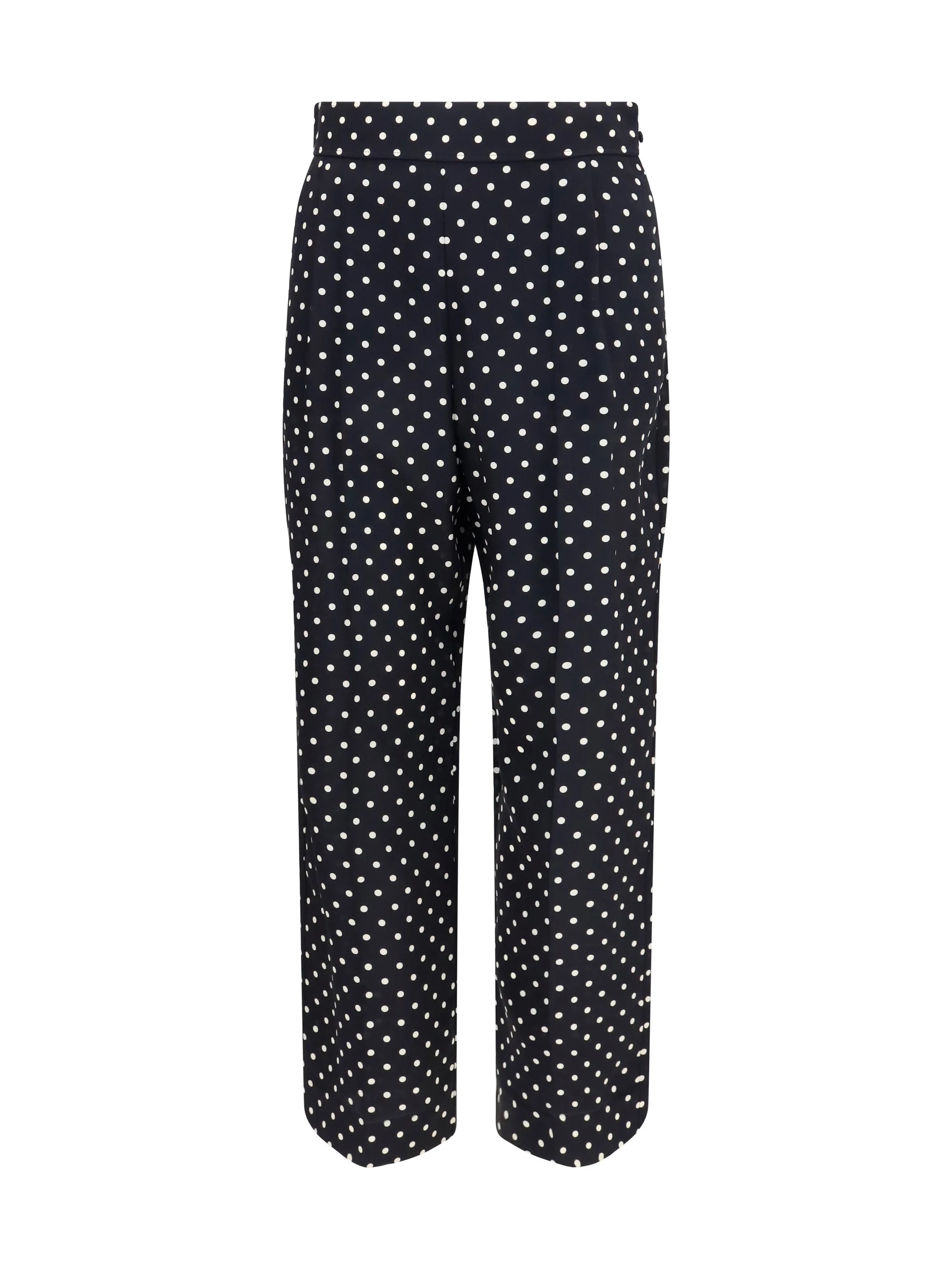 Valentino Polka-dot Crêpe De Chine Pants - 1