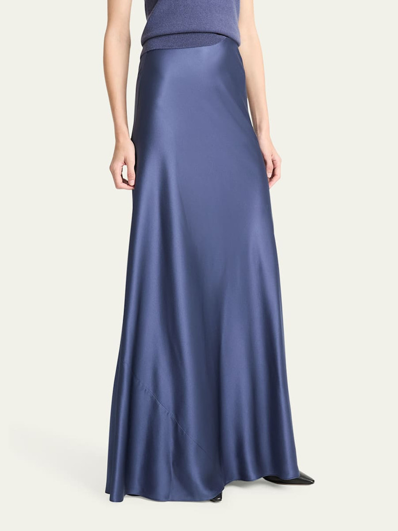 Satin Maxi Skirt 4