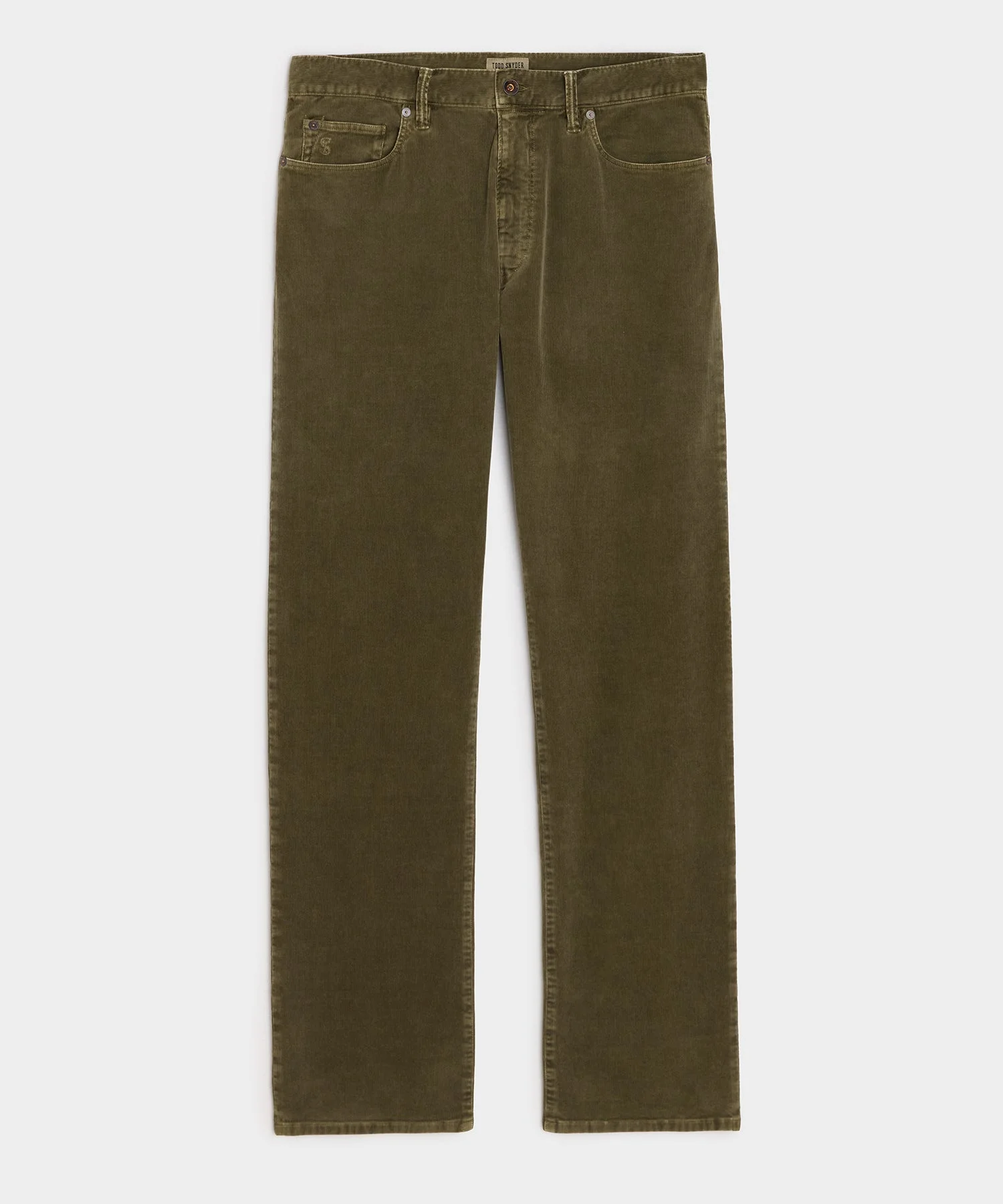 Straight 5-Pocket Corduroy Pant - 1