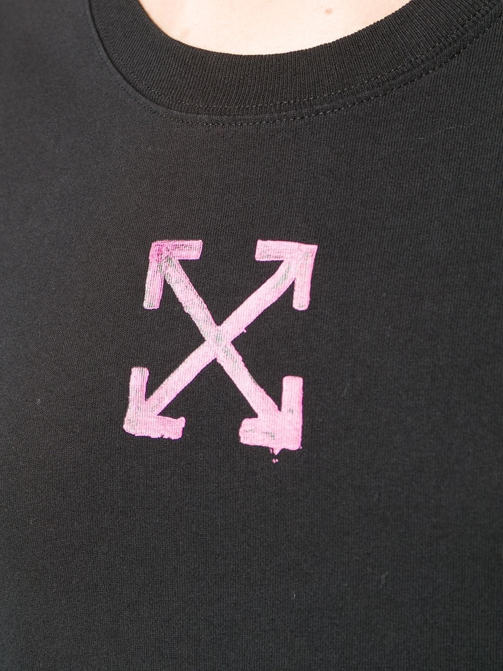 paint-effect arrows T-shirt - 5