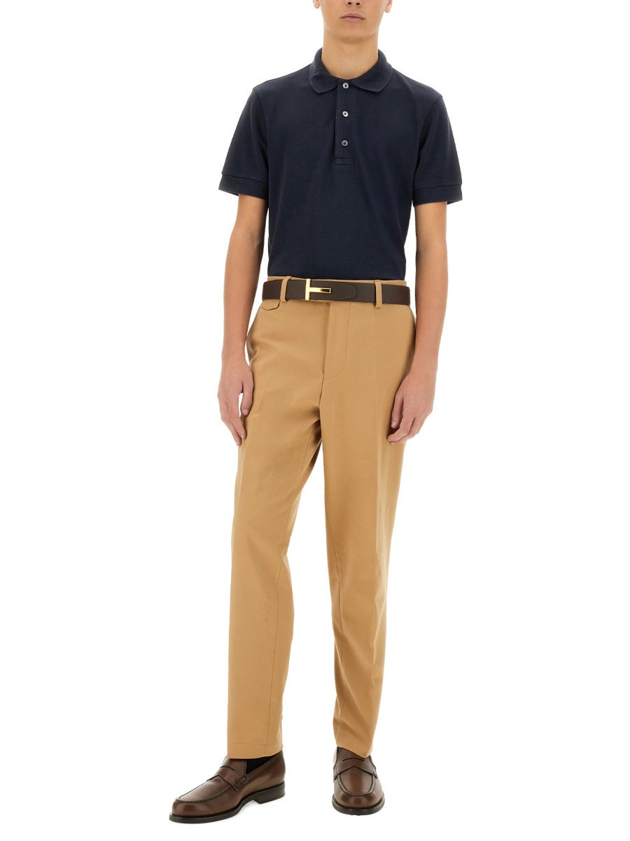 Tom Ford Men Piquet Polo - 4