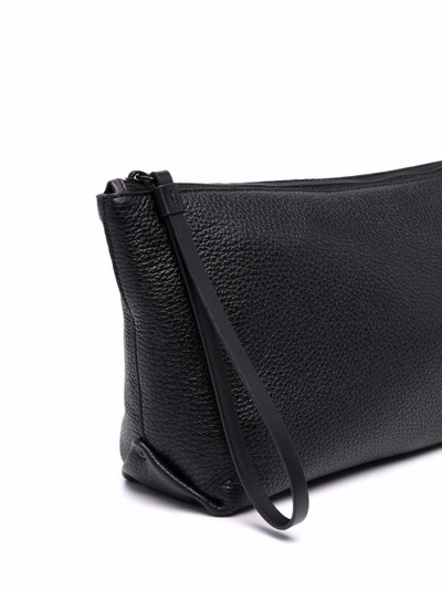 Maison Margiela pebbled-effect leather wash bag outlook