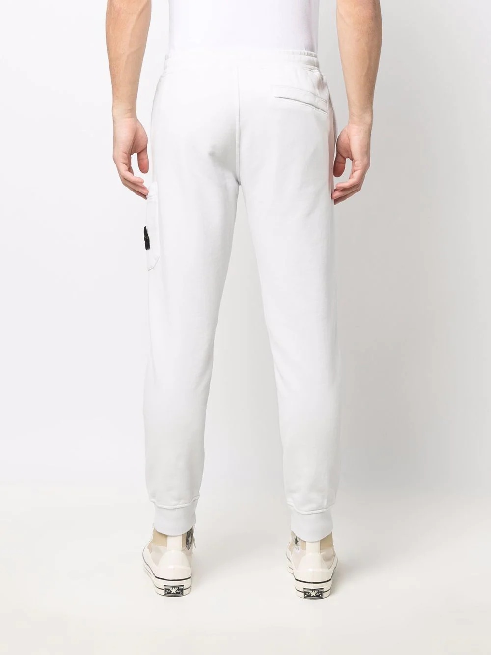 Compass logo-patch track pants - 4