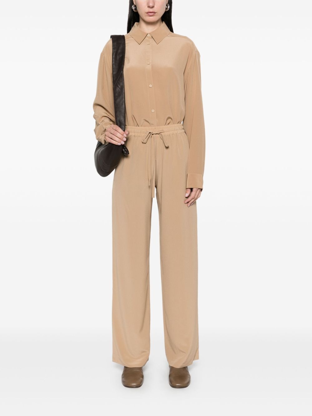 longsleeved silk shirt - 2