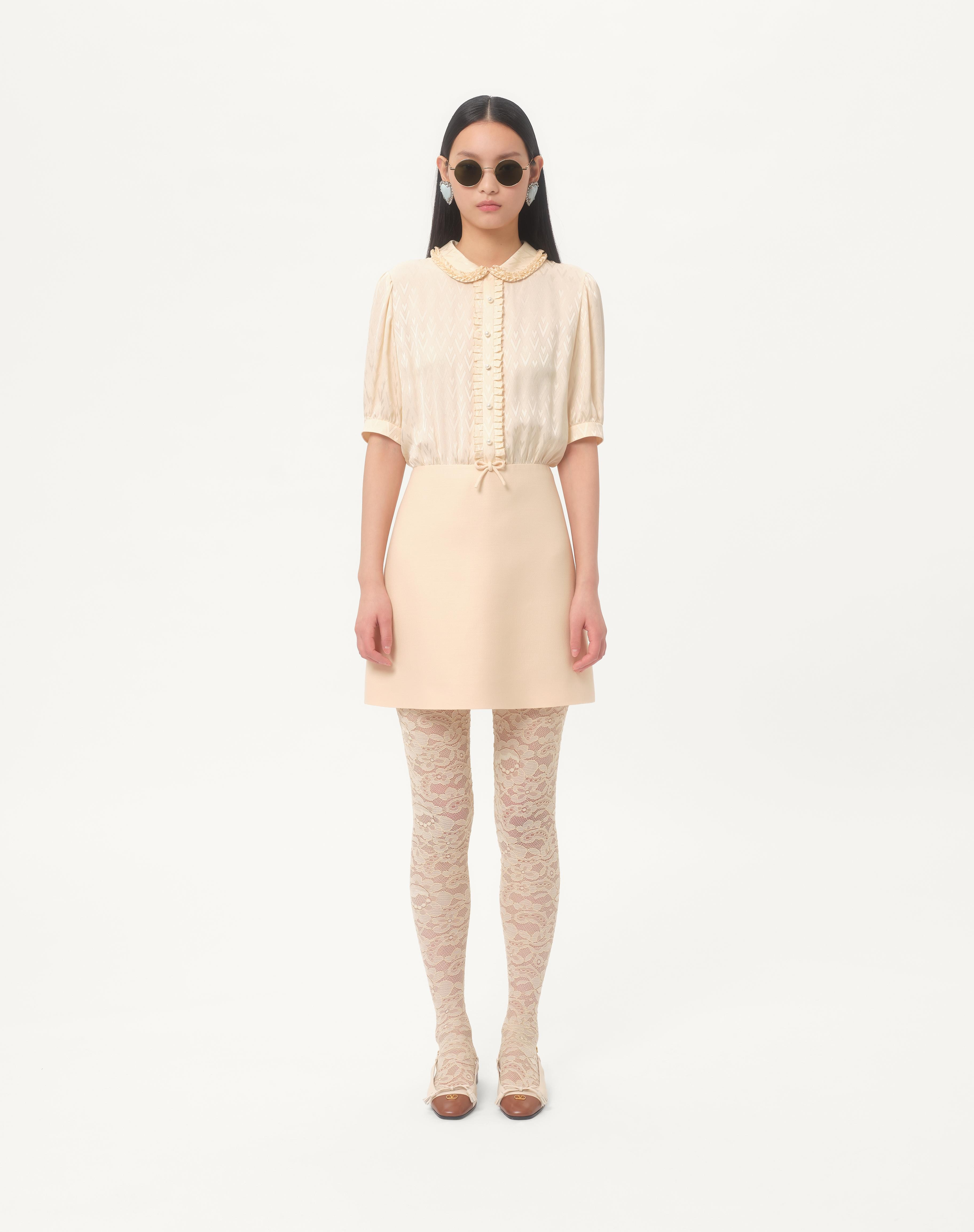 CREPE COUTURE SHORT DRESS - 5