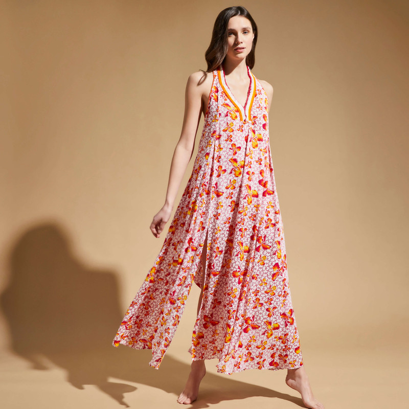 Women Long Dress Iris Lace- Vilebrequin x Poupette St Barth 3