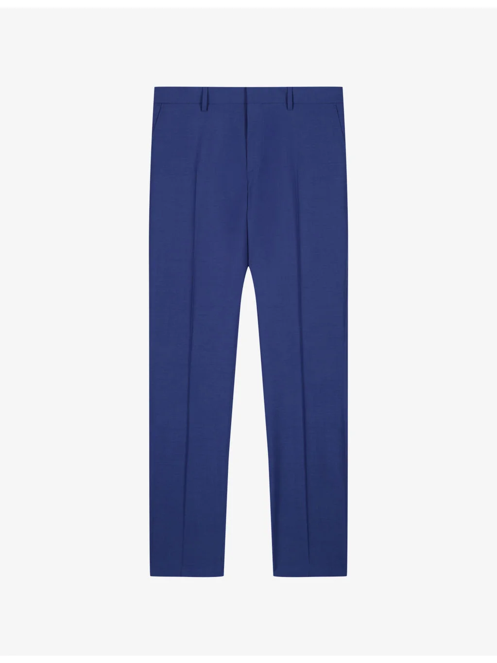 Slim-Leg Centre-Crease Wool Trousers - 1