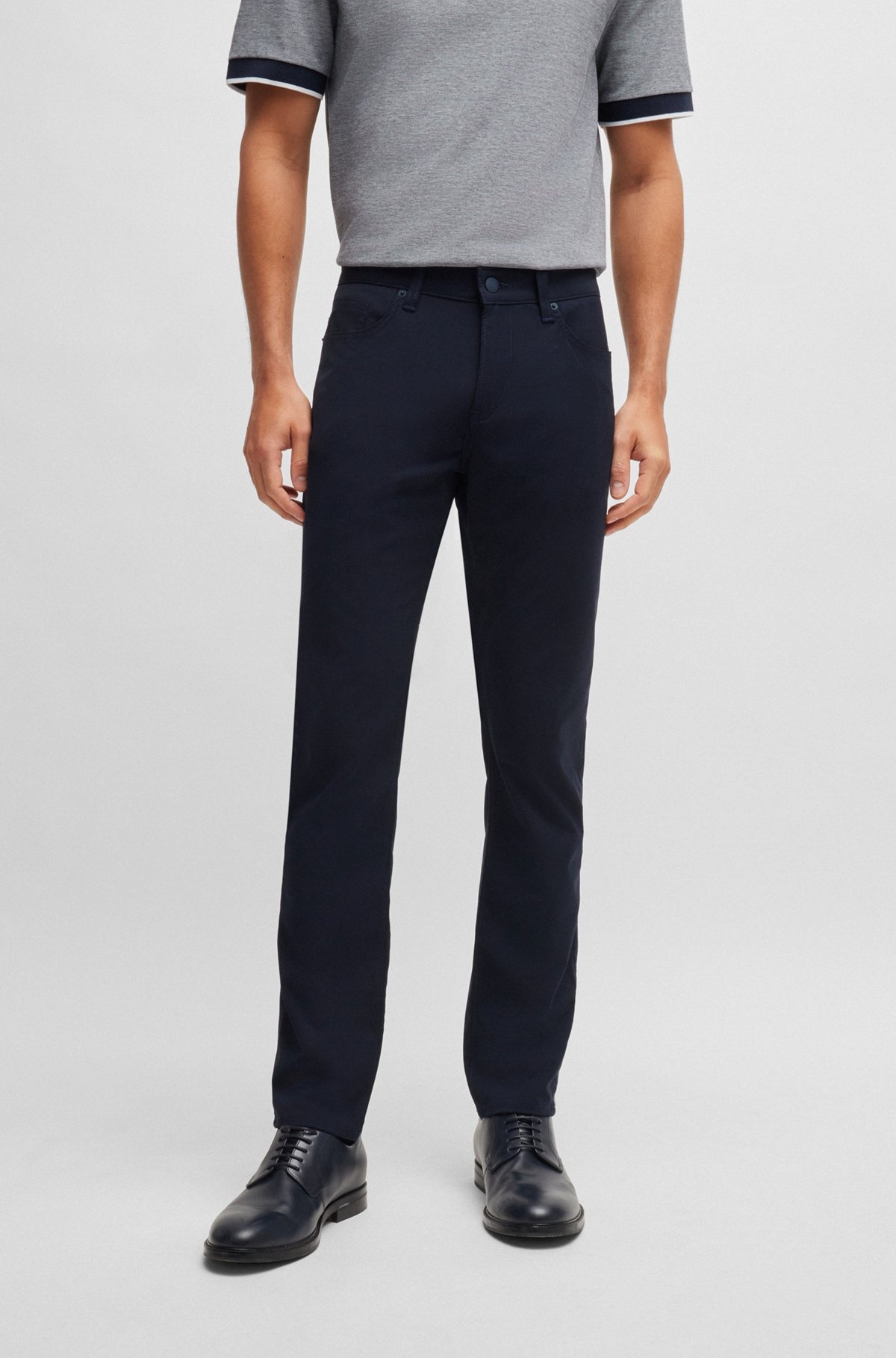 DELAWARE SLIM-FIT JEANS IN WOVEN STRETCH MATERIAL - 2
