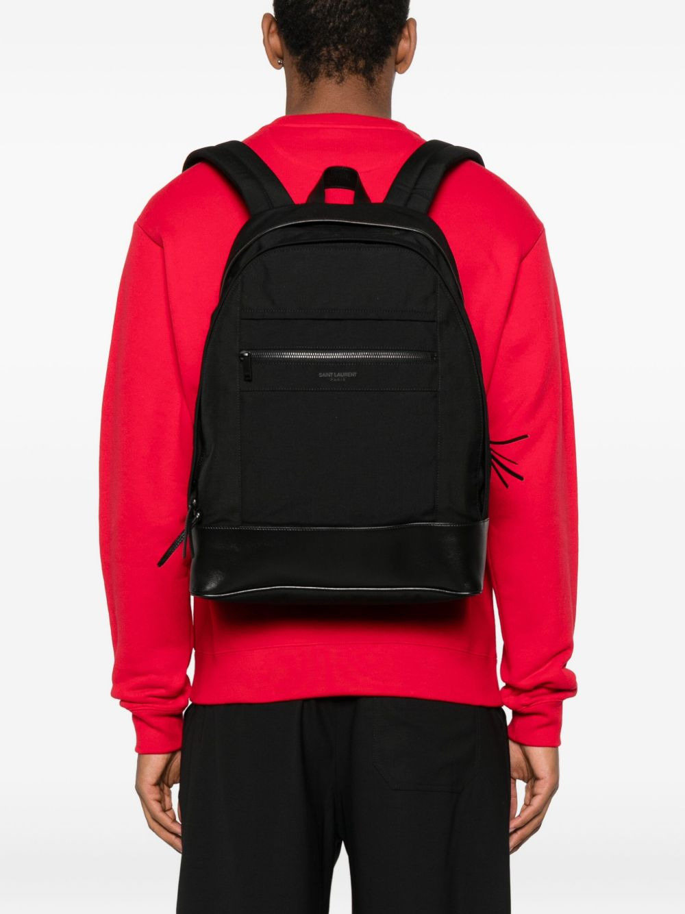 medium City logo-appliqué backpack - 2