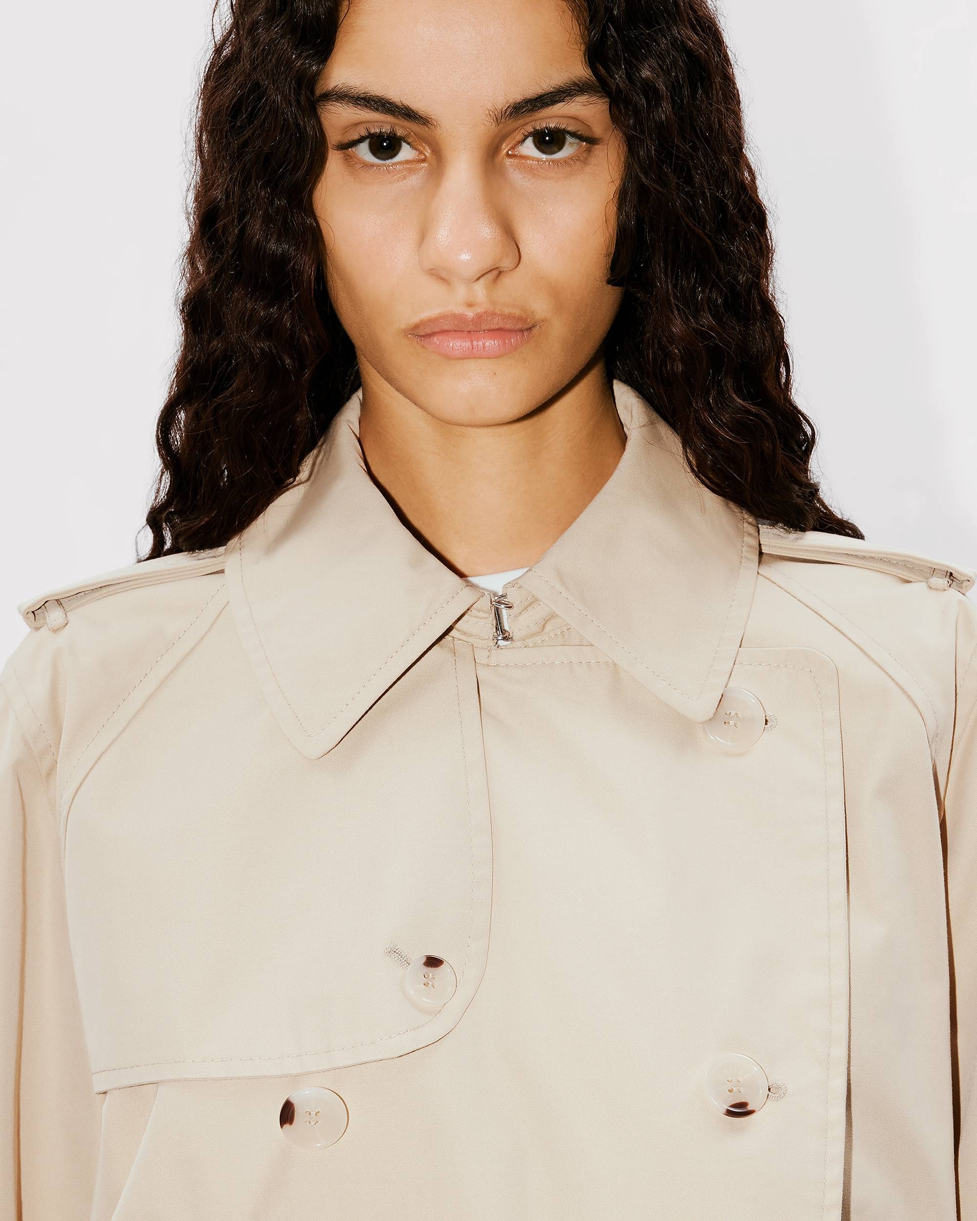Short kimono trench - 7