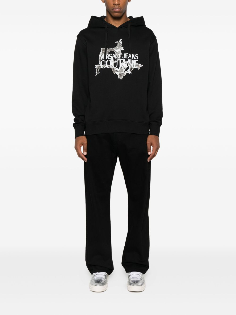 logo-print hoodie - 2