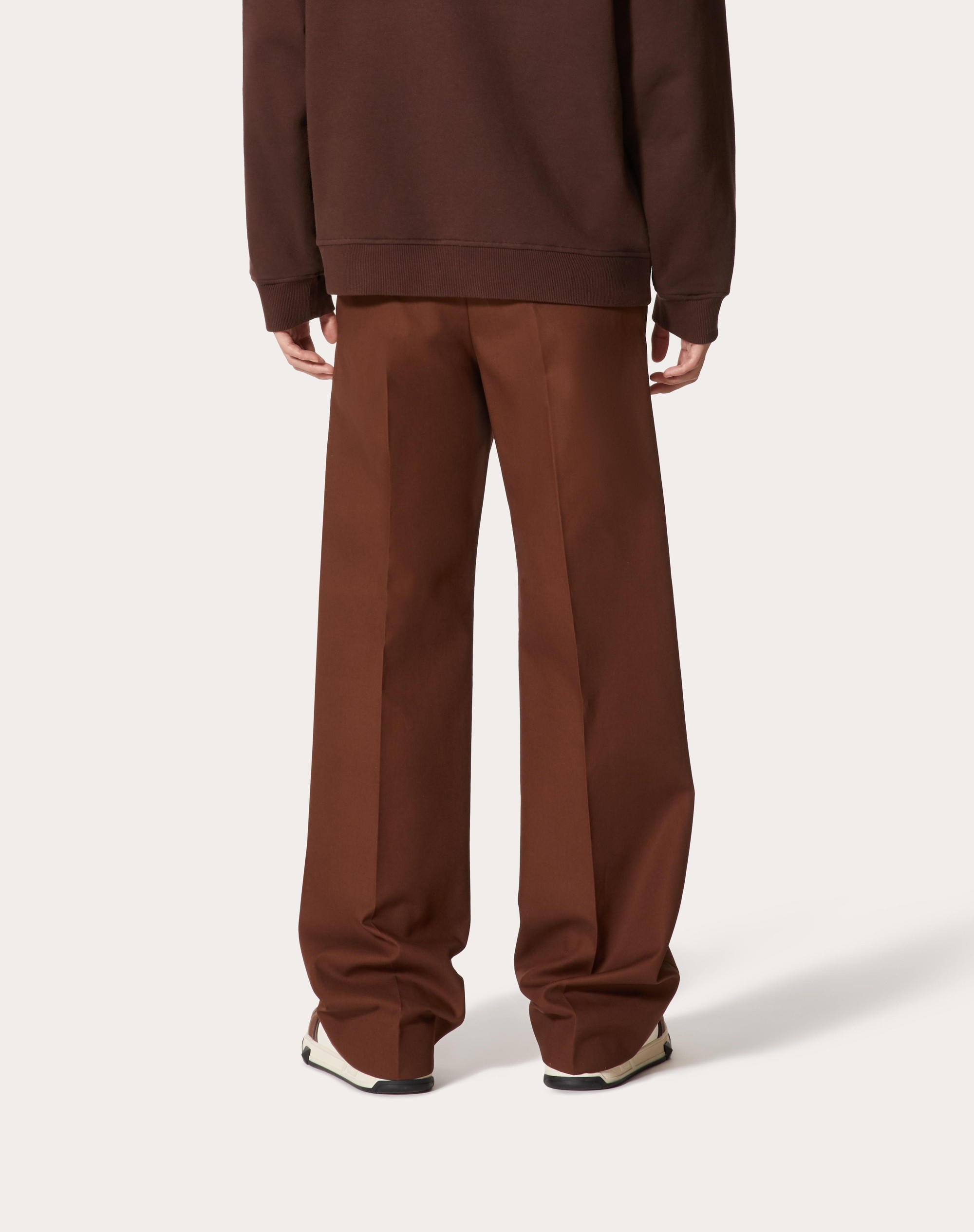COTTON GABARDINE PANTS - 4