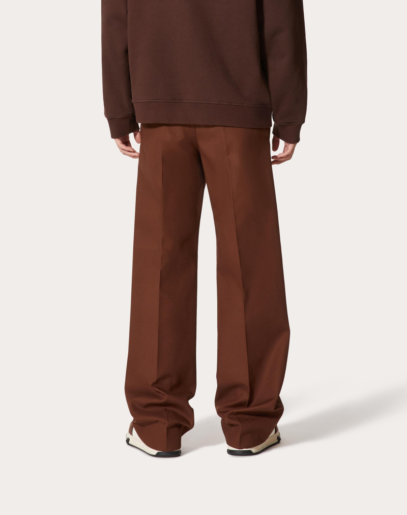 COTTON GABARDINE PANTS 4