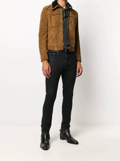 SAINT LAURENT leather jacket outlook