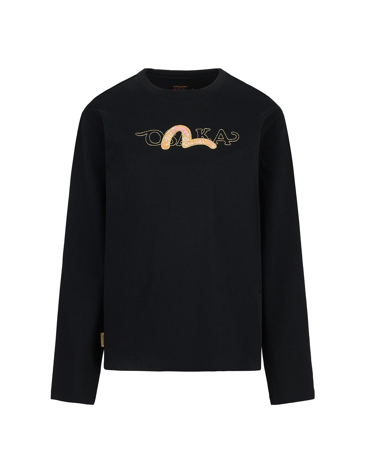 Brocade Seagull Embroidery Regular Fit Long-Sleeve T-shirt - 9
