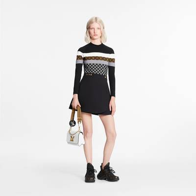 Louis Vuitton Sporty Damier Bodysuit In Technical Jersey outlook