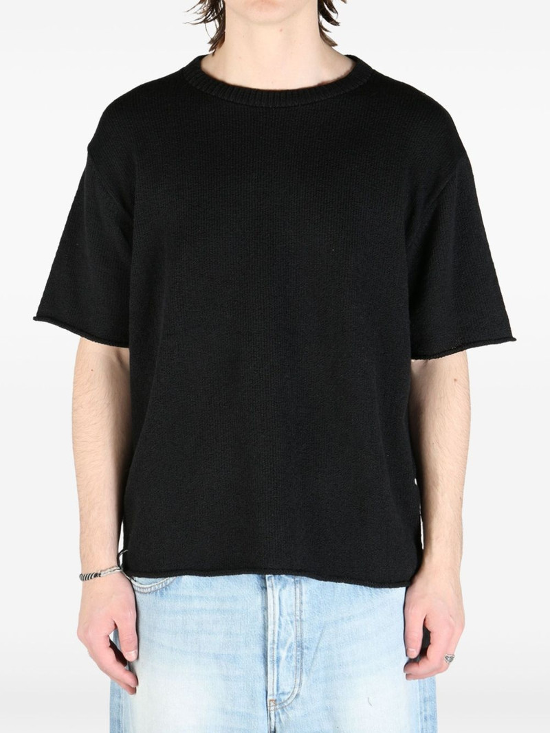 The Elder Statesman knitted cotton T-shirt outlook