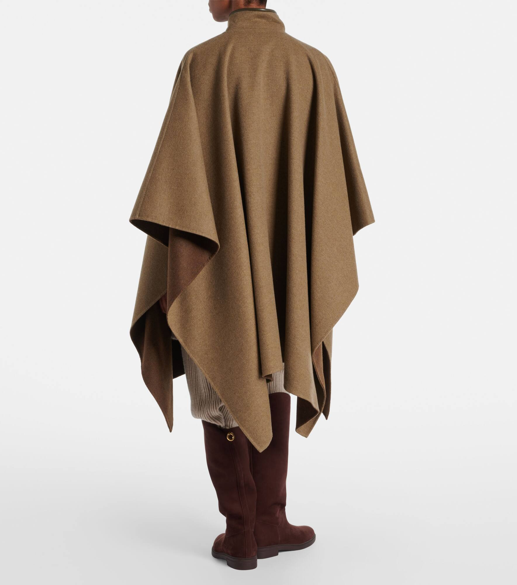 Spagna cashmere cape - 3