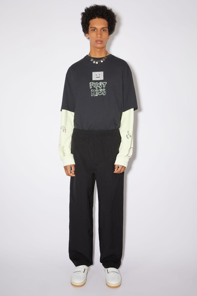 Acne Studios Regular fit trousers - Black outlook