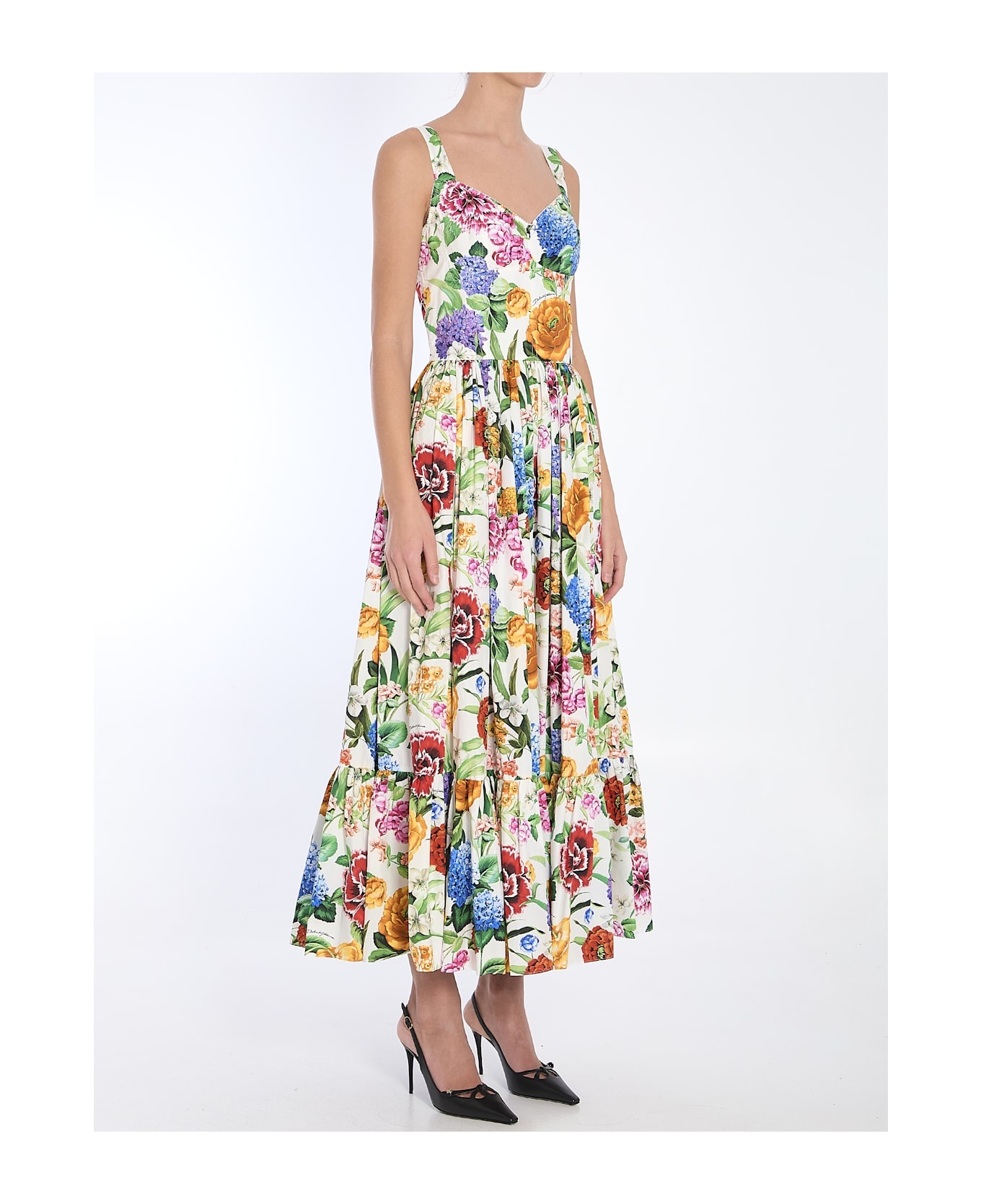 Floral Midi Dress - 2