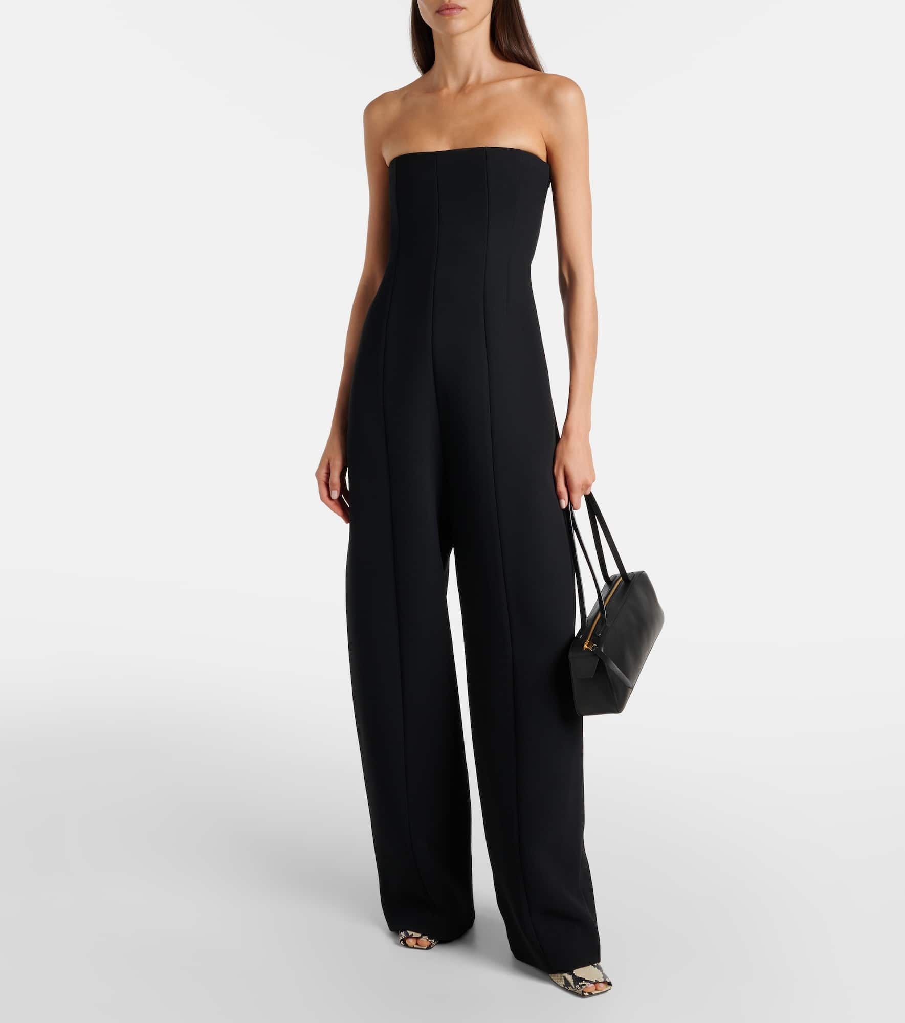 Lennex corset crêpe jumpsuit - 2