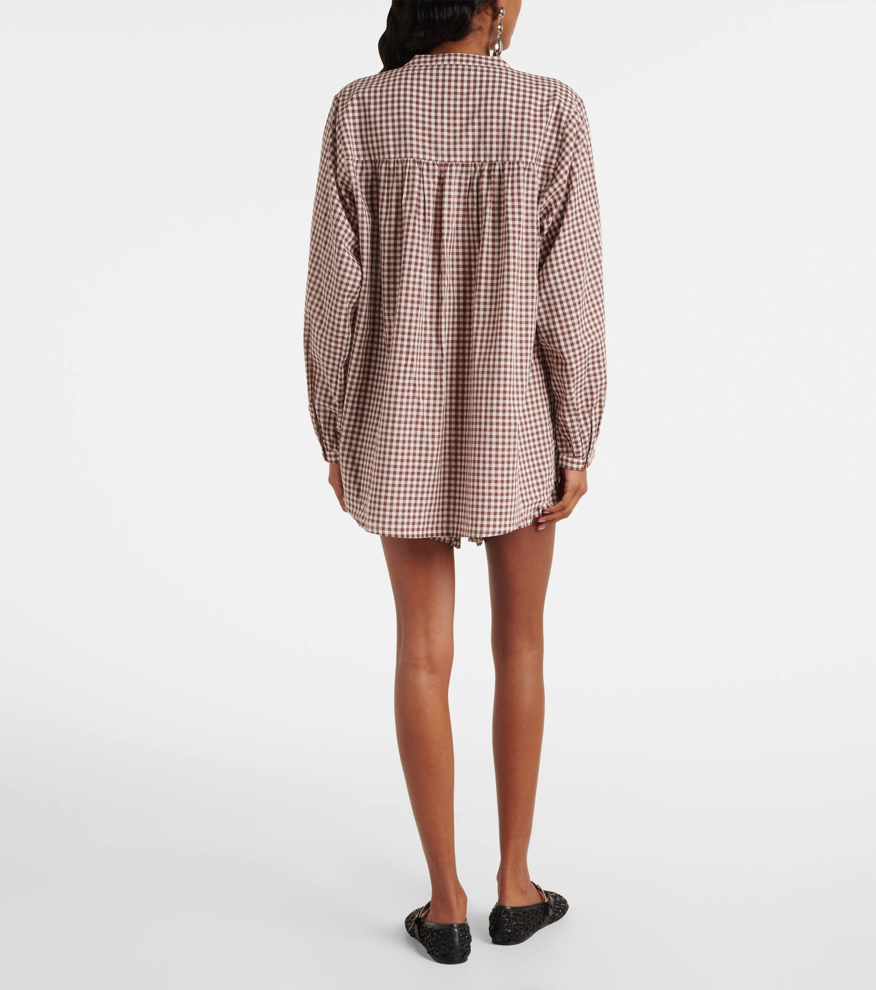 Mira gingham cotton shirt - 3
