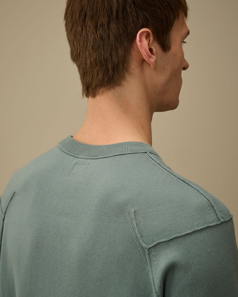 Cotton Sea Island Crewneck Lens Knit 6