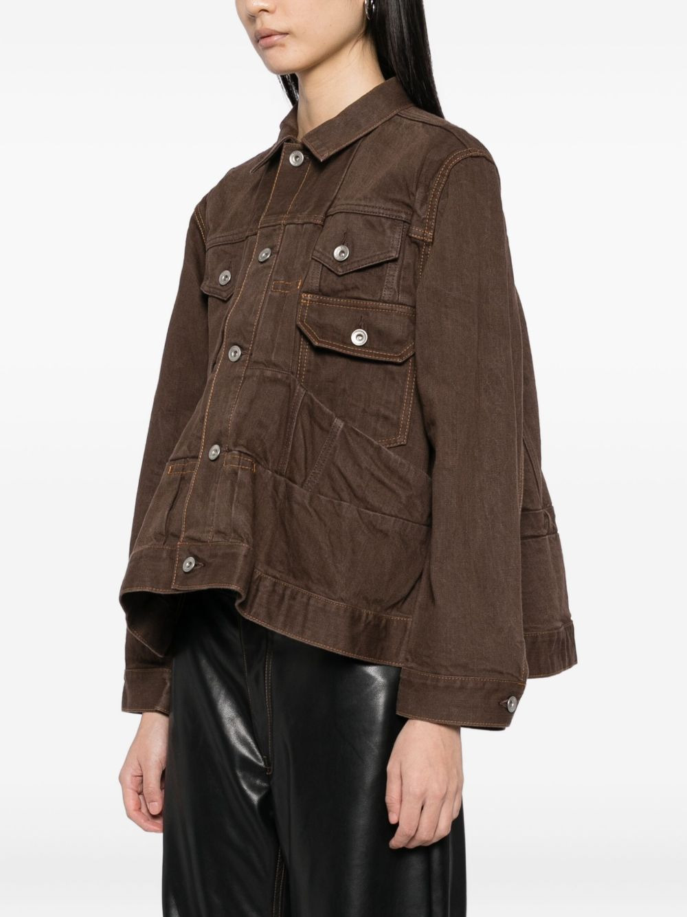 cotton denim jacket - 3