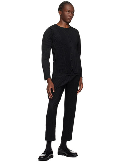 ISSEY MIYAKE Black Tailored Pleats 2 Trousers outlook