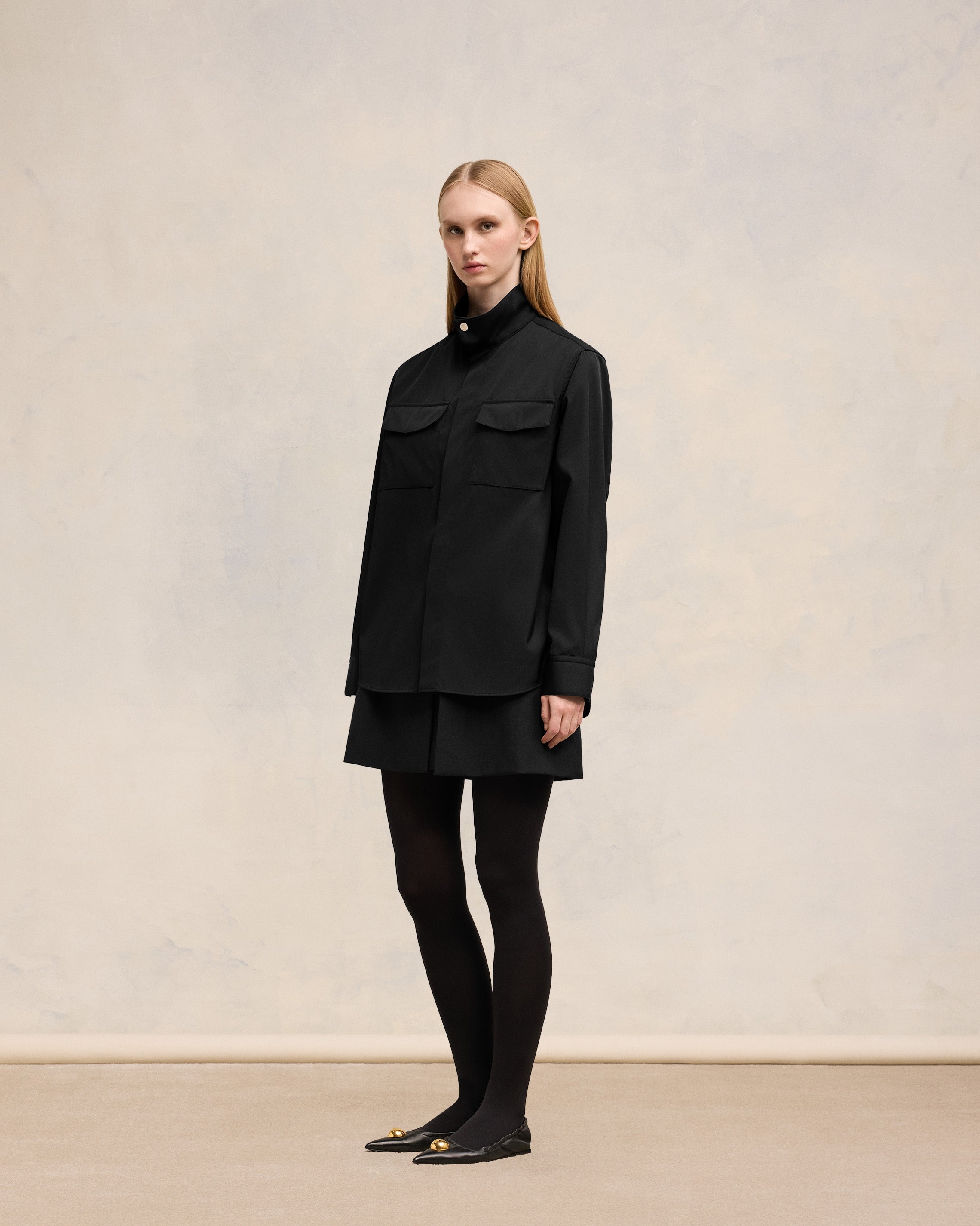 HIGH COLLAR SHIRT - 6