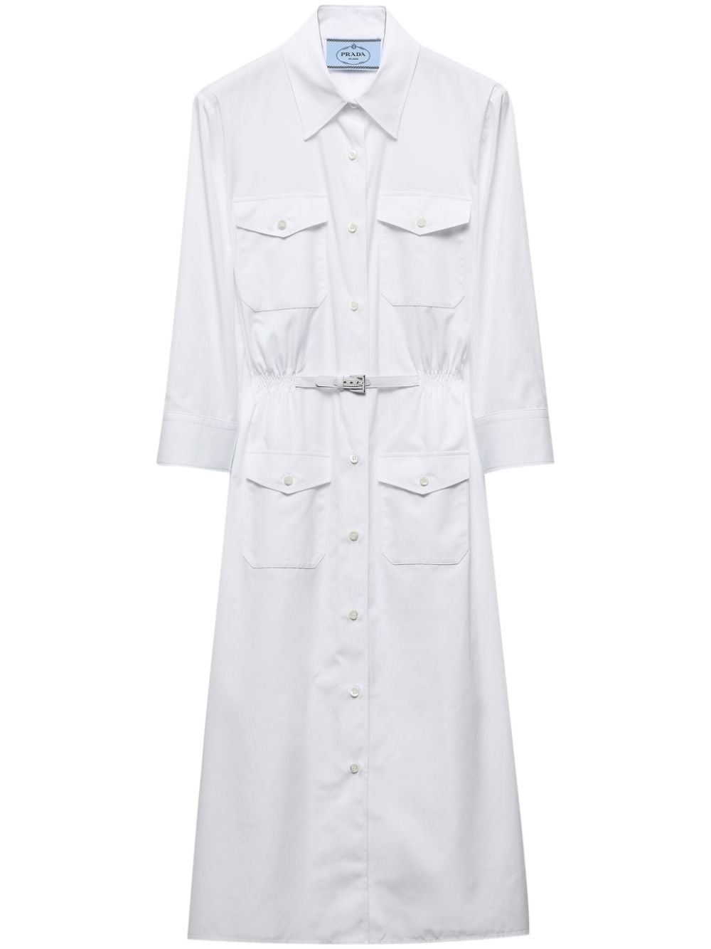 poplin shirt dress - 1