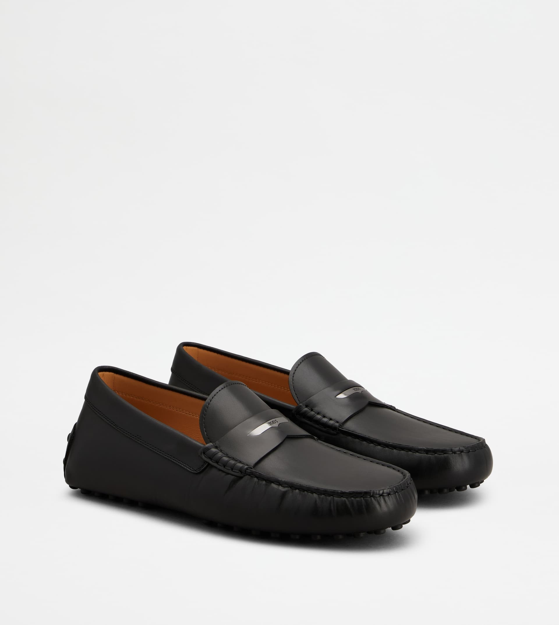 GOMMINO DRIVING SHOES IN LEATHER - BLACK - 2