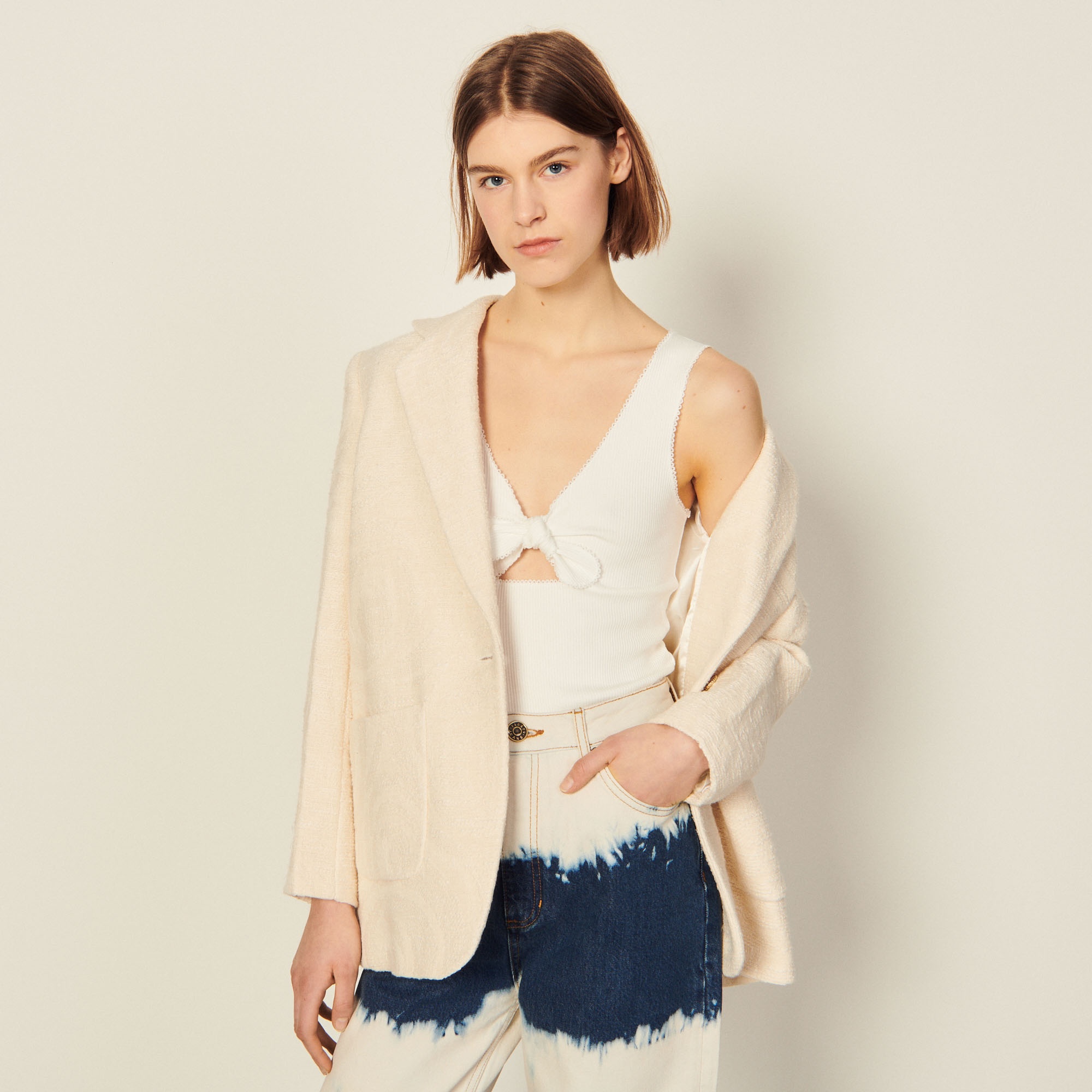 Vest top with tie - 2